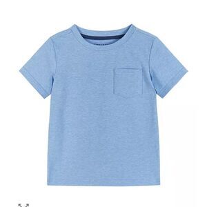 Andy & Evan blue cotton crewneck cotton pocket tshirt NWT